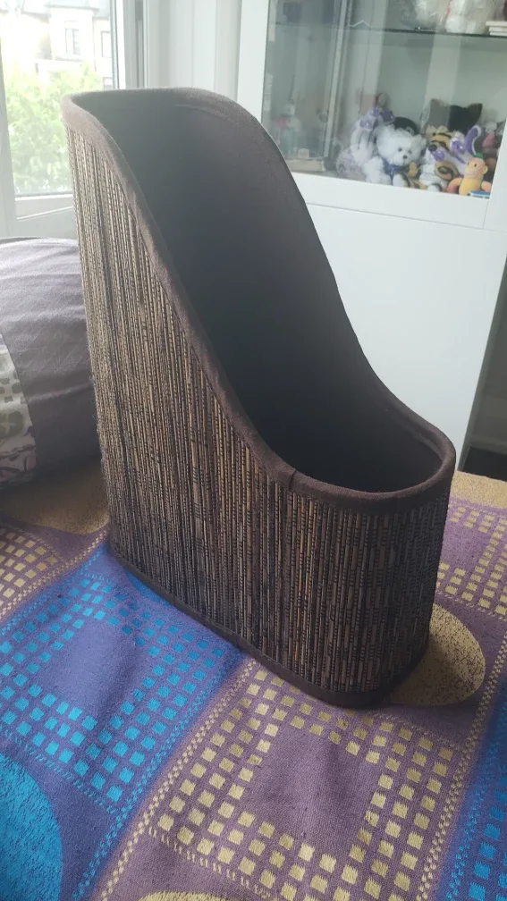 ikea 1999 MOTORP palm leaf storage Basket thumbnail