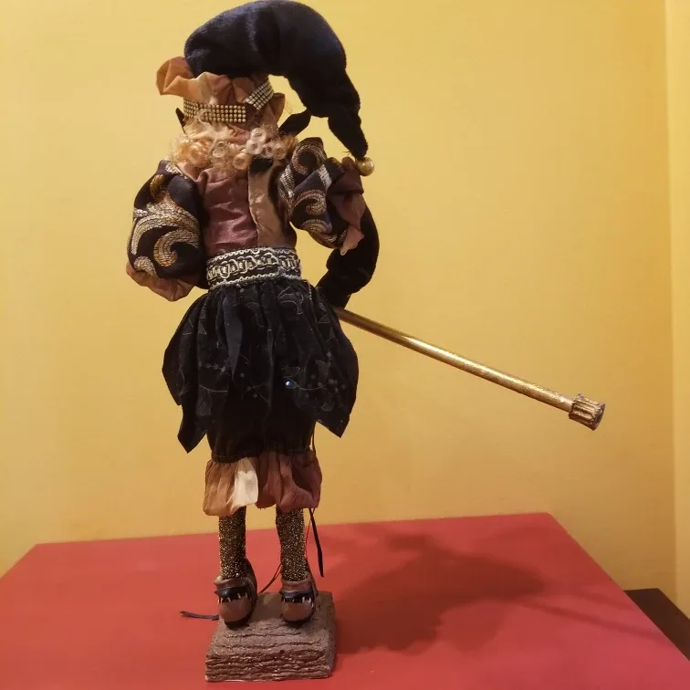 Vintage Jester Doll with Staff image indicator(2)