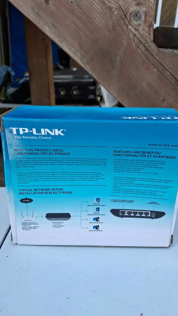 TP-Link 5-Port Gigabit Desktop Switch - New in Box! image indicator(9)