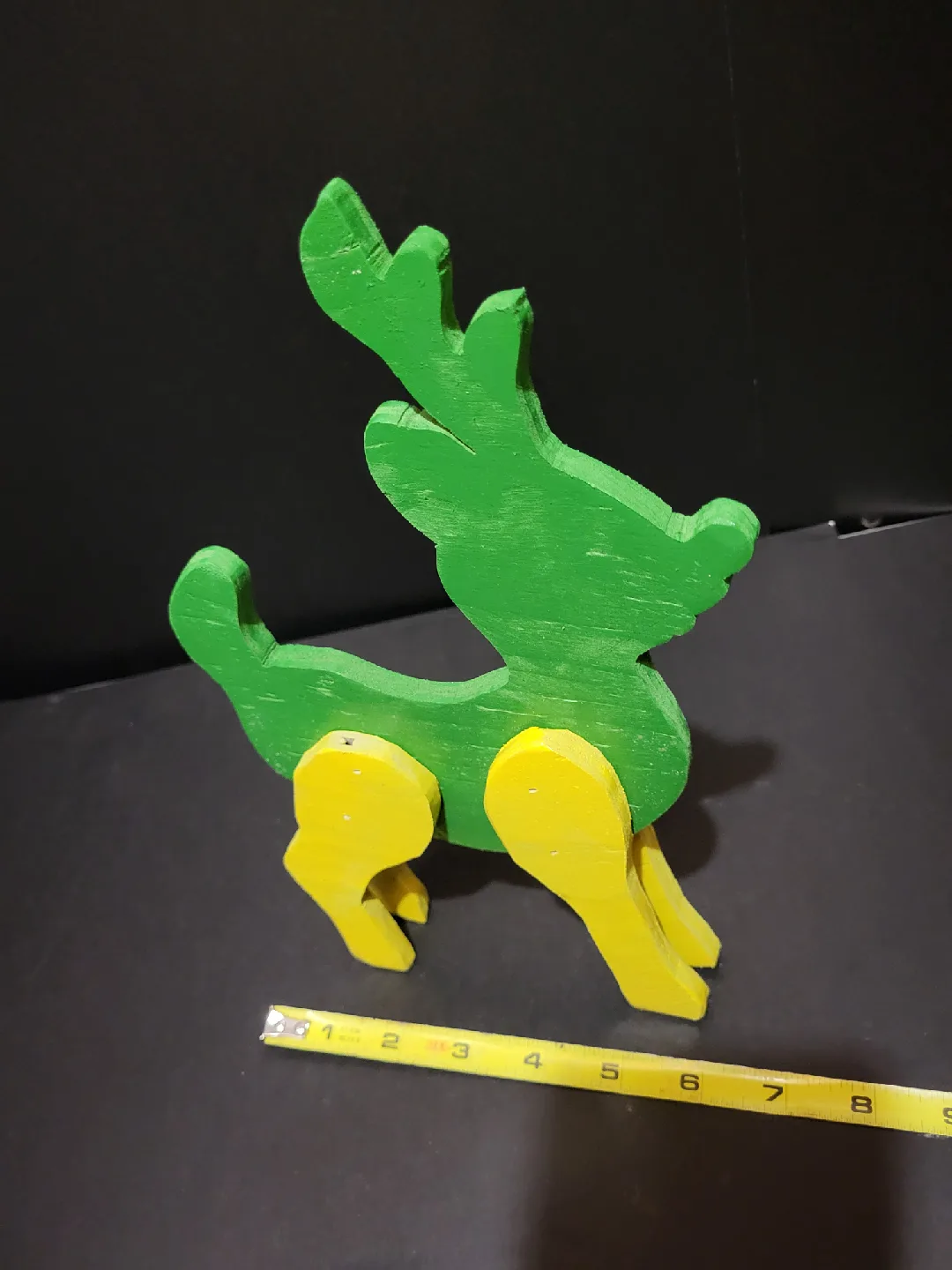 Wooden John Deere Reindeer Deer Decoration image indicator(2)