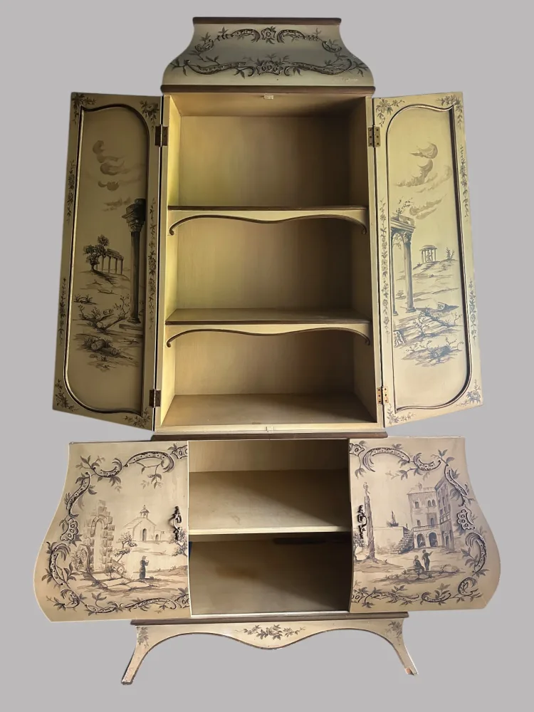 Free Delivery Painted Italian Style Display Cabinet image indicator(5)