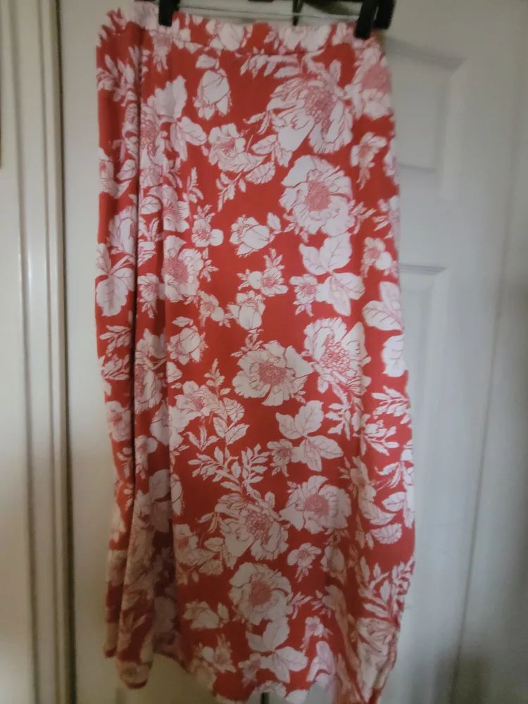 Gap Old Navy Floral Maxi Skirt XXL thumbnail