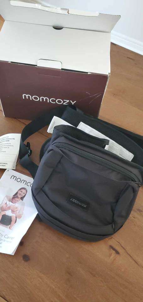 Momcozy Hip Seat Baby Carrier - Black