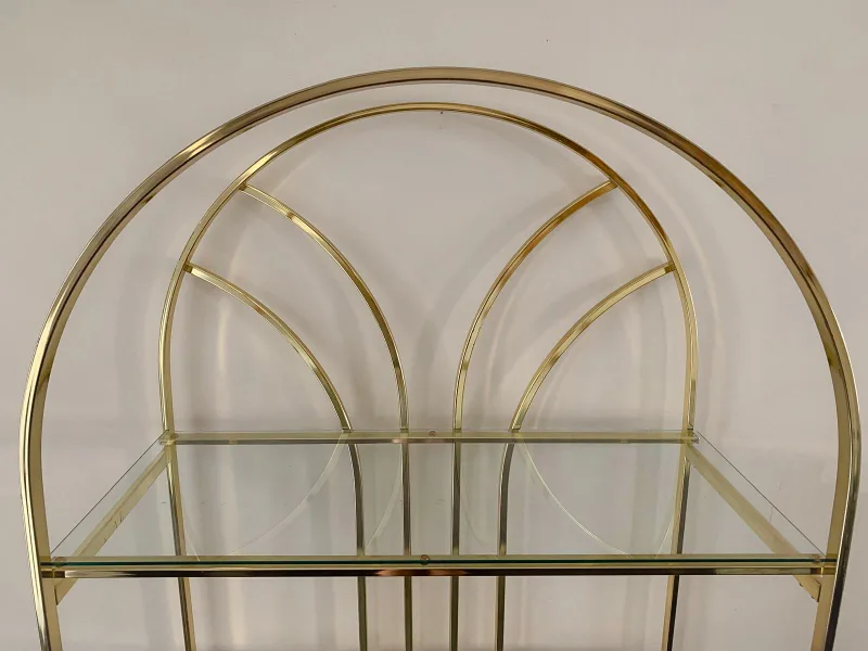 Gold Metal & Glass Display Shelf image indicator(4)