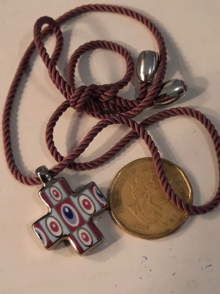 Bernardaud Cross Pendant Necklace image indicator(4)