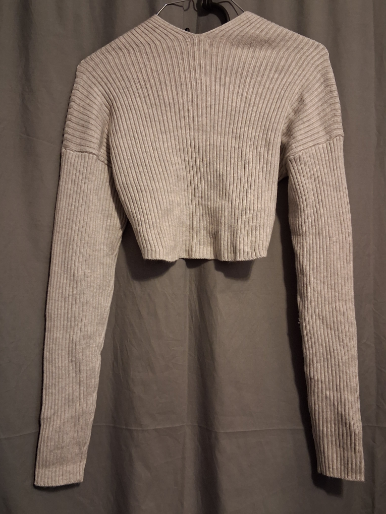 A New Day Light Gray Cardigan - Size S - photo 2