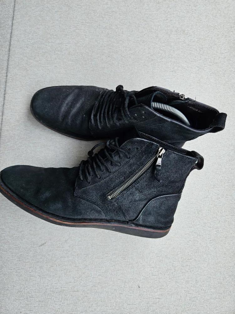 Pain Verdun 10M Black Suede Boots image indicator(3)