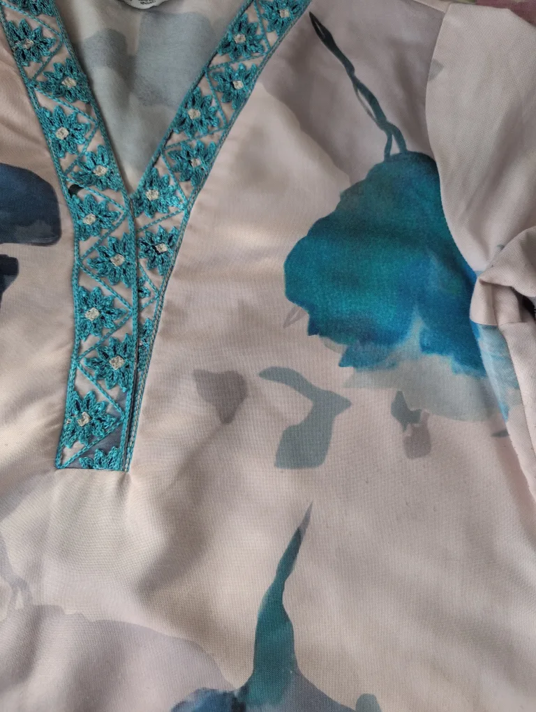 Floral Print Pajama Set image indicator(4)