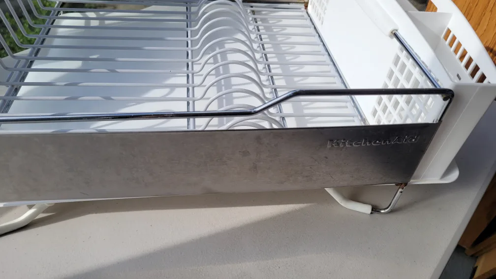 KitchenAid Dish Rack - White/Silver image indicator(2)