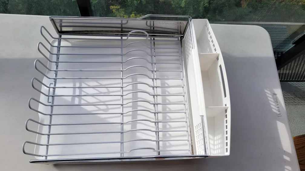 KitchenAid Dish Rack - White/Silver image indicator(3)