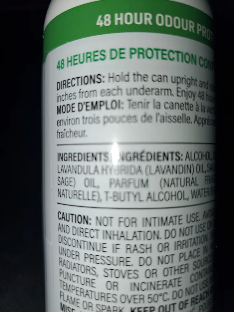 Schmidt's lavender and sage aerosol natural deodorant image indicator(4)