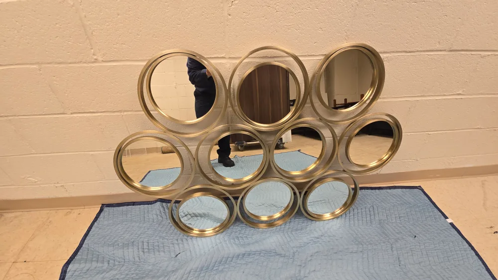 West Elm Modernist Multi Circle Mirror thumbnail