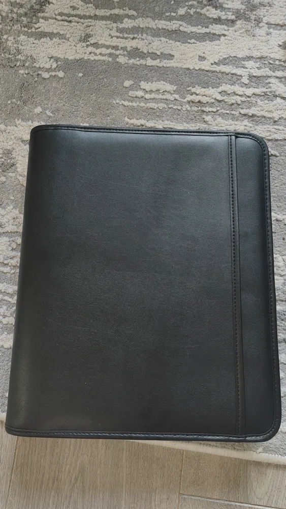 Samsill Black Zippered 3-Ring Binder thumbnail