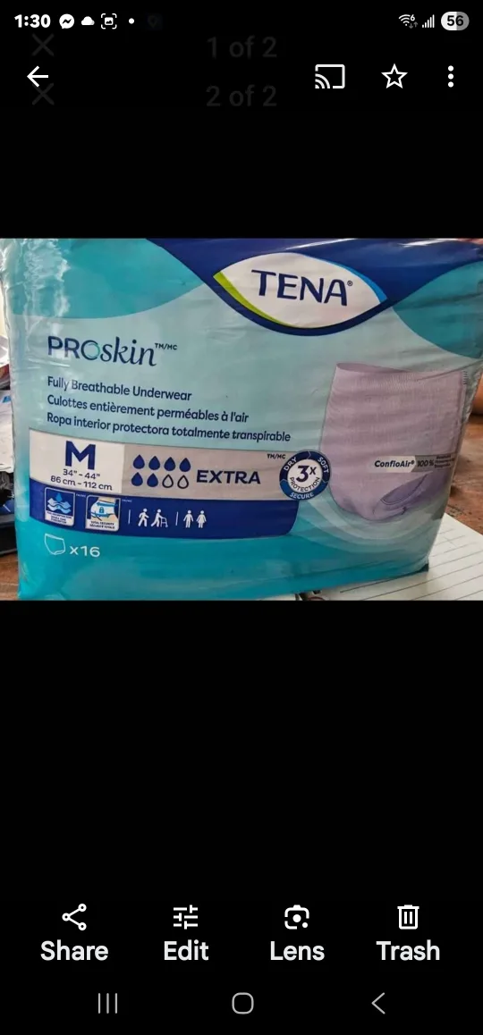 TENA ProSkin Underwear - Size M