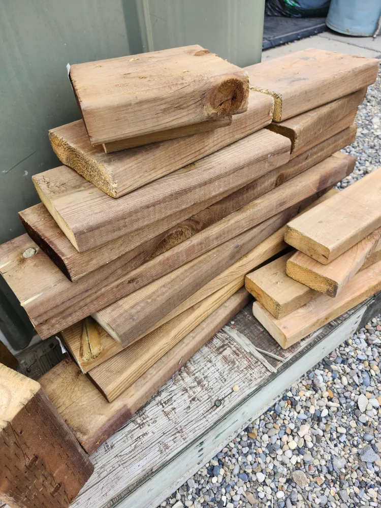 Huge Lot Of Assorted Treated Wood