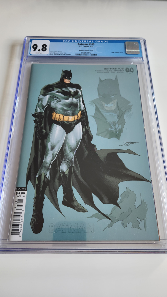 Batman Vol 3 #105 1:25 CGC 9.8 Graded Comic Book