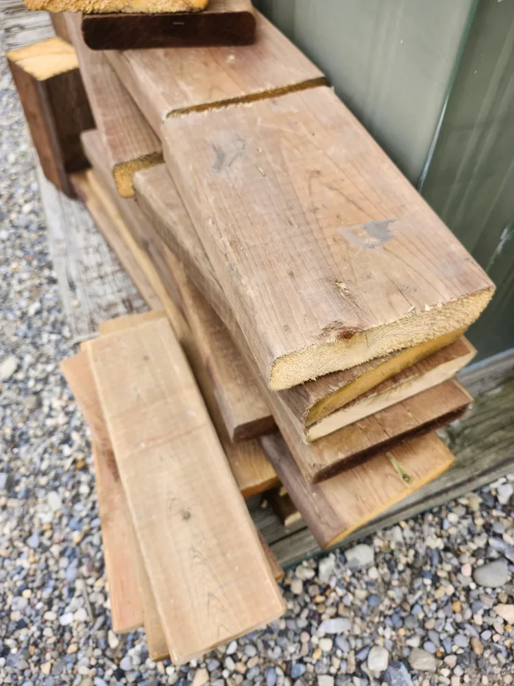 Huge Lot Of Assorted Treated Wood image indicator(4)