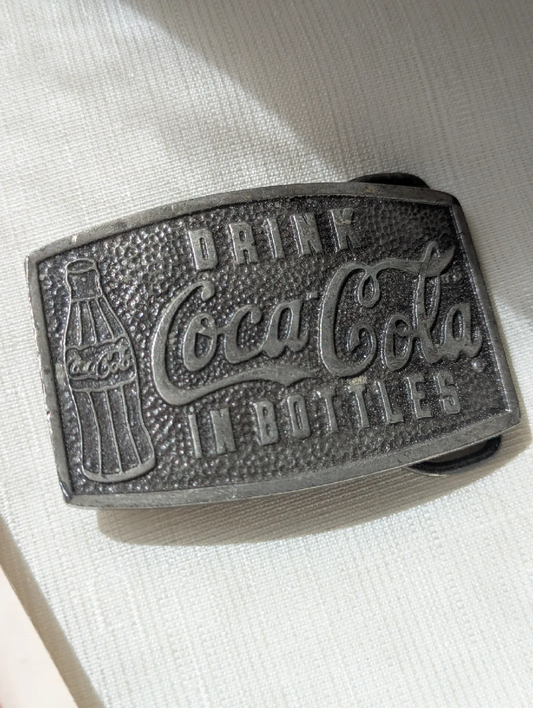 1976 75th Coca-Cola Belt Buckle & Coaster image indicator(2)