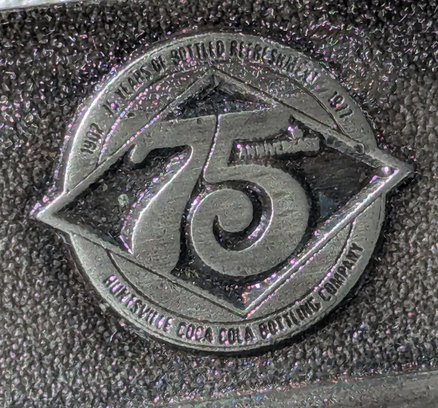 1976 75th Coca-Cola Belt Buckle & Coaster image indicator(4)