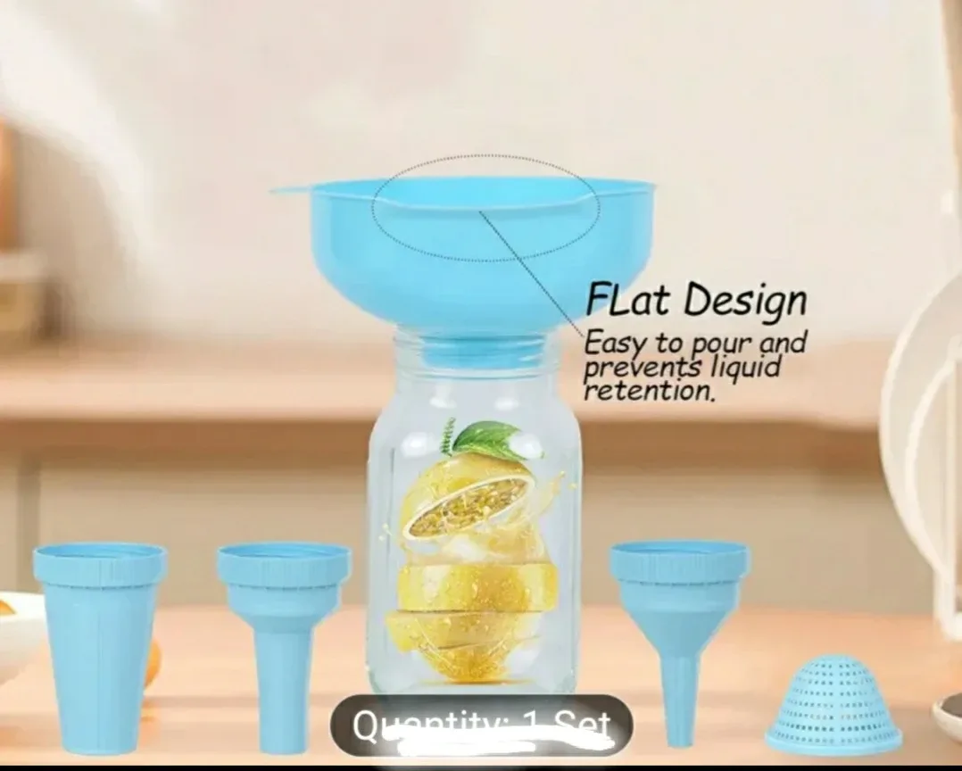 ❤ Multi-Purpose Funnel Set - Screw Spout, Nestable image indicator(8)