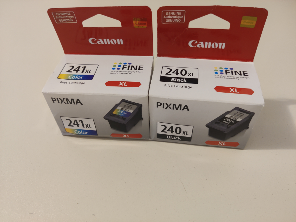 Canon 240XL Black & 241XL Colour Ink Cartridges