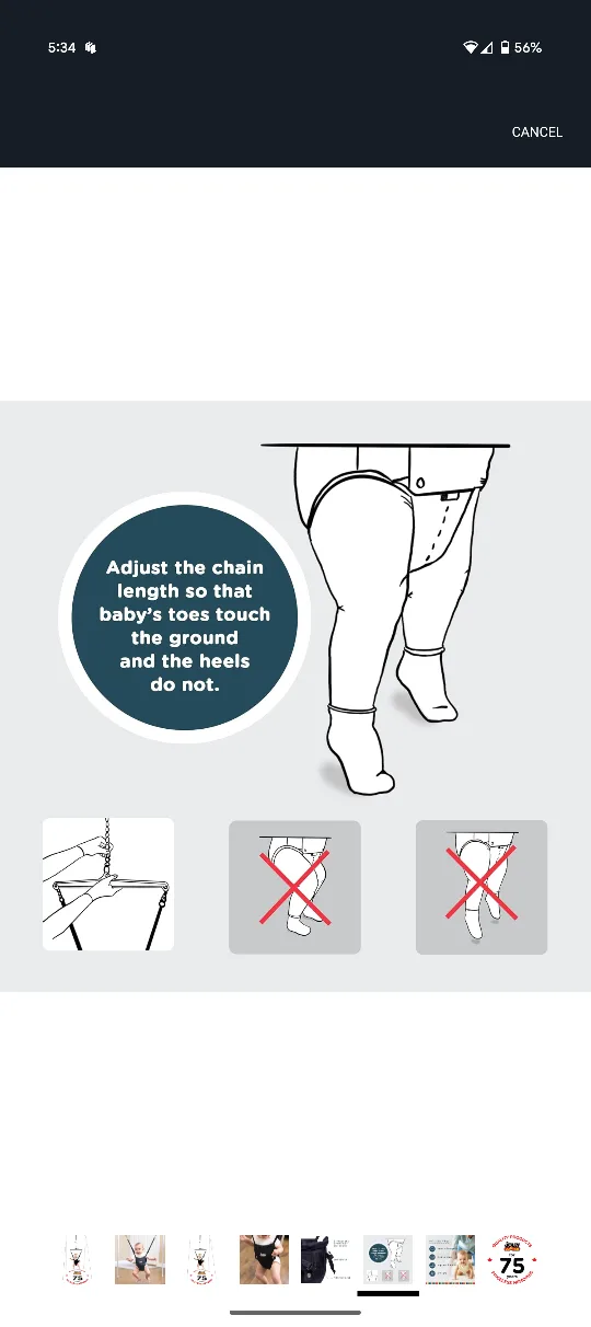 Jolly Jumper Baby Exerciser image indicator(5)
