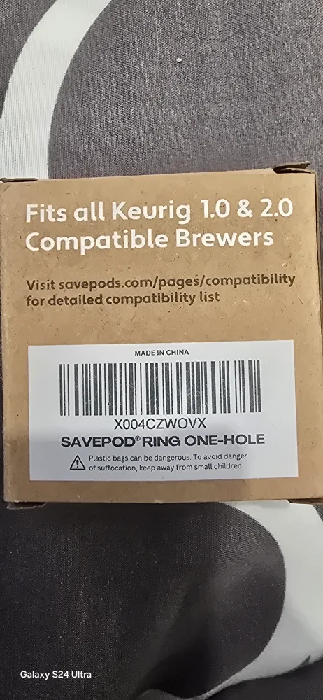 Savepod Reusable Ring 1-Hole - NEW image indicator(2)