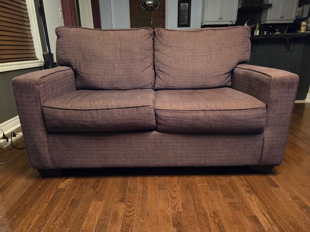 Perkins love seat (very comfortable) 59x34x36" thumbnail
