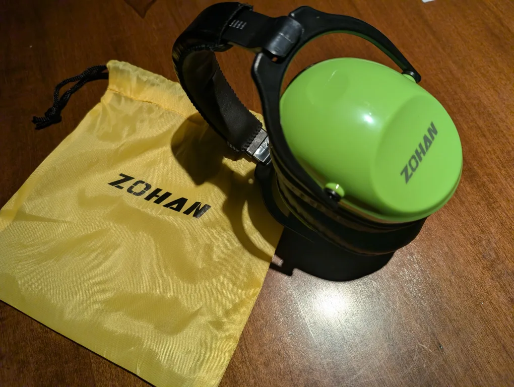Zohan EM026 Kids Ear Protection - Green thumbnail