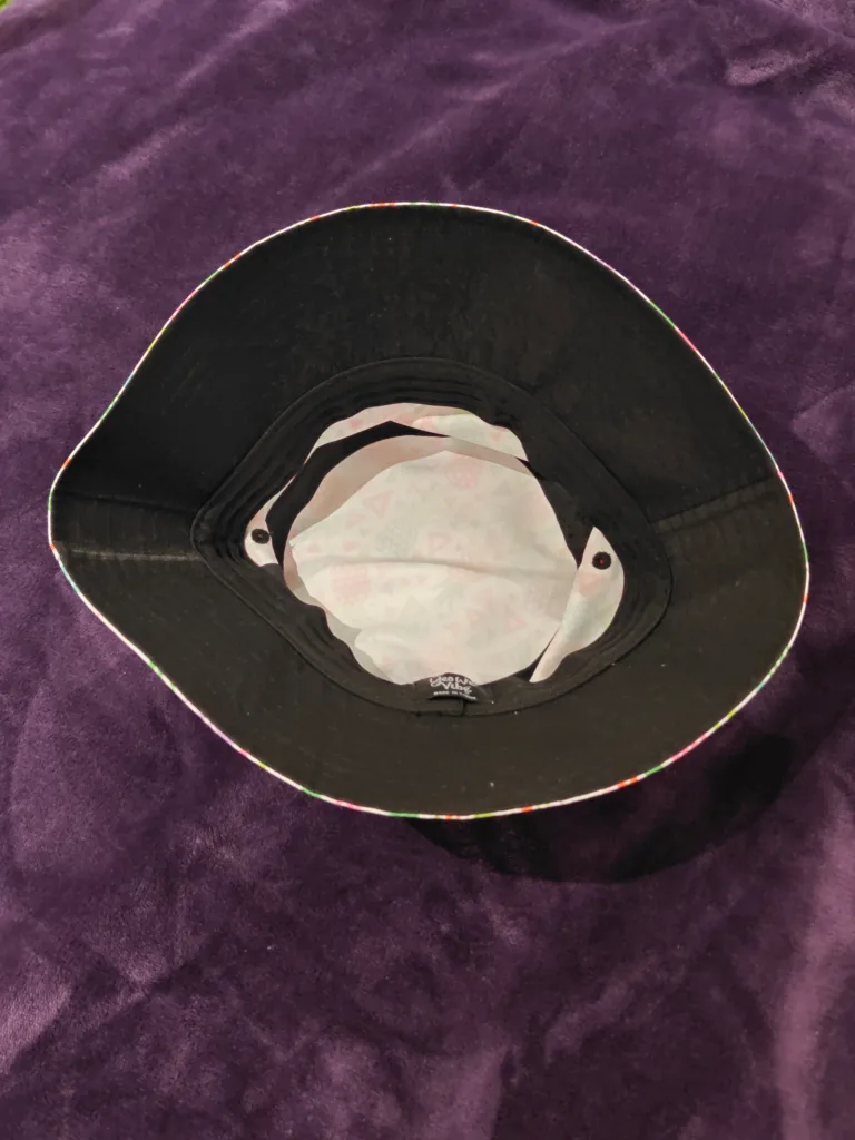 Pineapple & Geometric Print Bucket Hat image indicator(3)