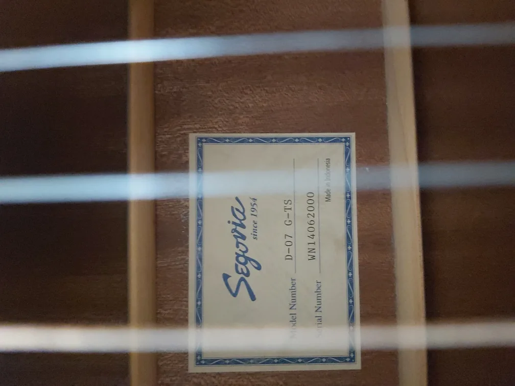 Segovia D-07 G-TS Acoustic Guitar image indicator(2)