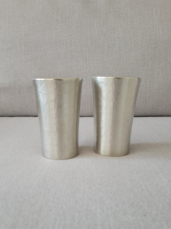 Japanese Tin Tumbler Set