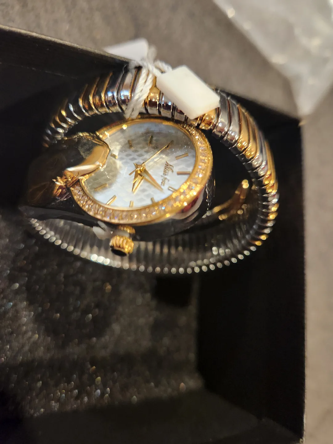 Women's Saudi Arabian wraparound snake watch image indicator(7)