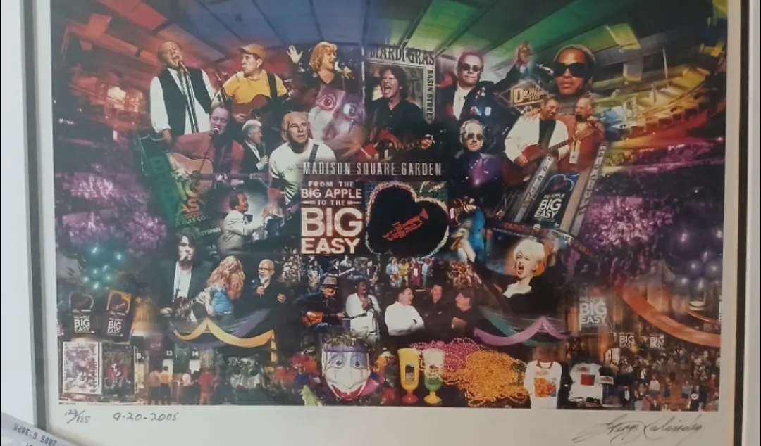 LIMITED FROM THE BIG APPLE TO THE BIG EASY MSG CONCERT SlGNED thumbnail