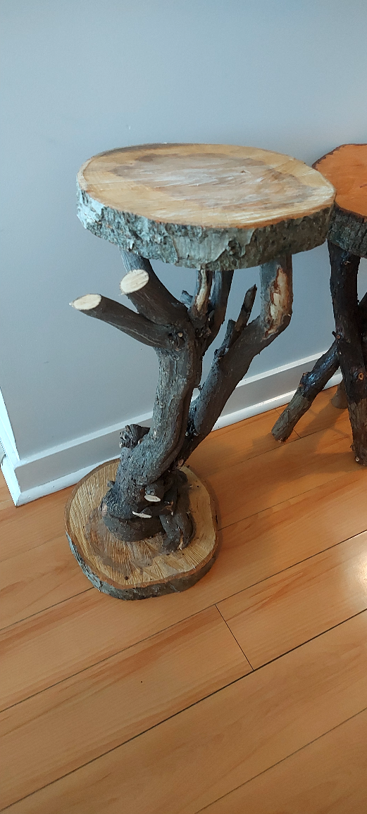 Handmade Wooden Side Table