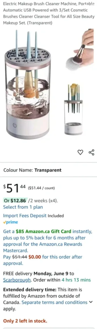 Makeup Brush Cleaner - New in Box image indicator(8)