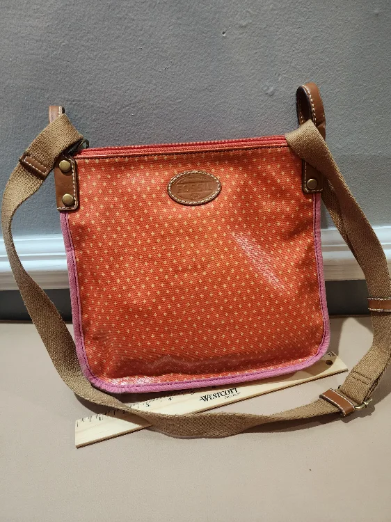 Fossil Crossbody Bag - Orange/Pink thumbnail