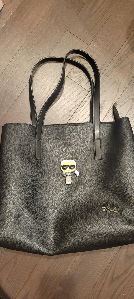 Karl Lagerfeld Black Tote Bag