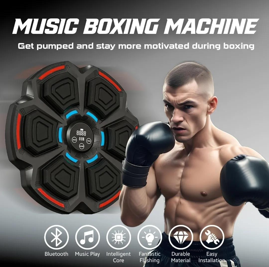 Smart Music Boxing Machine – Fun, Fitness & Music in One! image indicator(8)