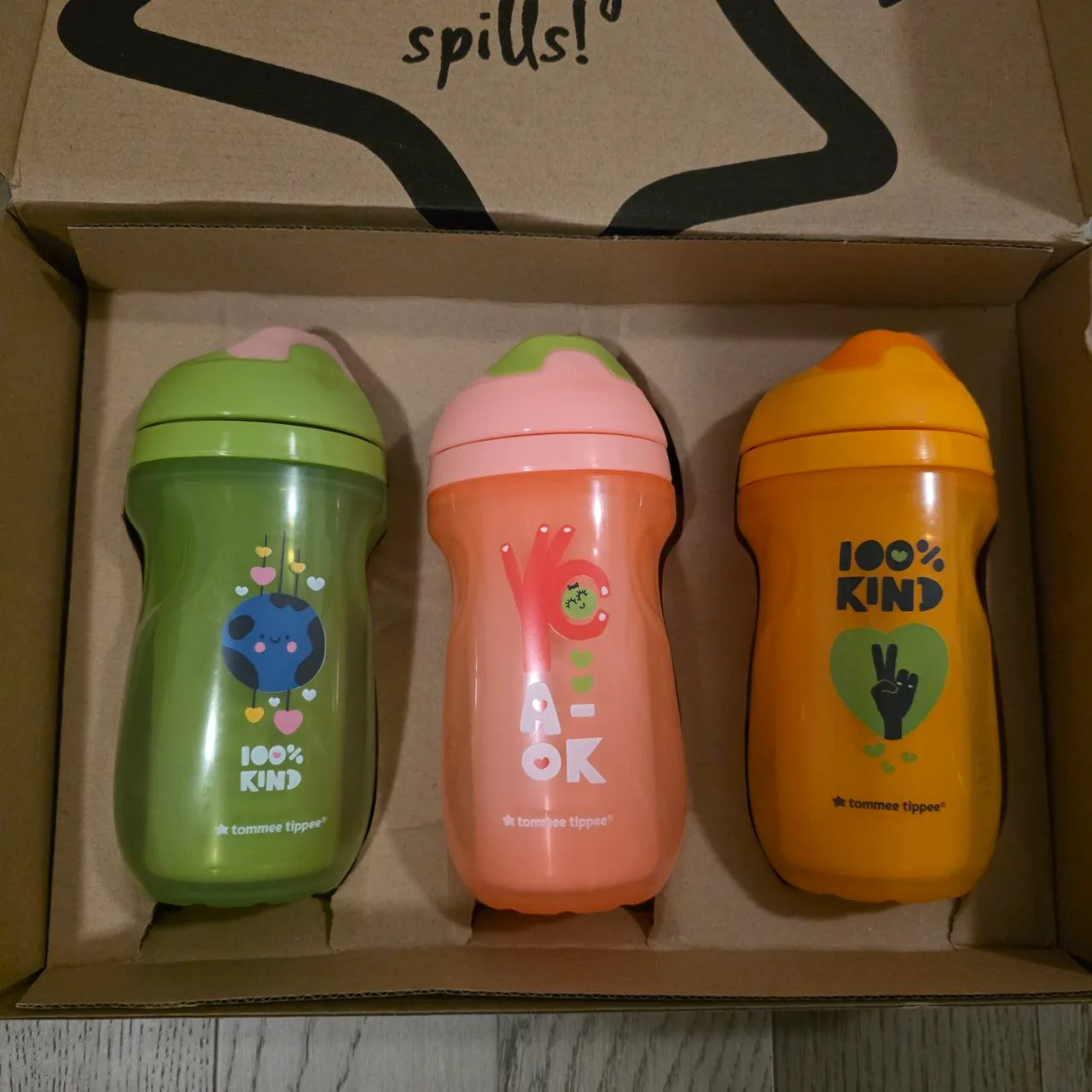 Set of 3 Insulated Sippy Cup and baby plate image indicator(3)