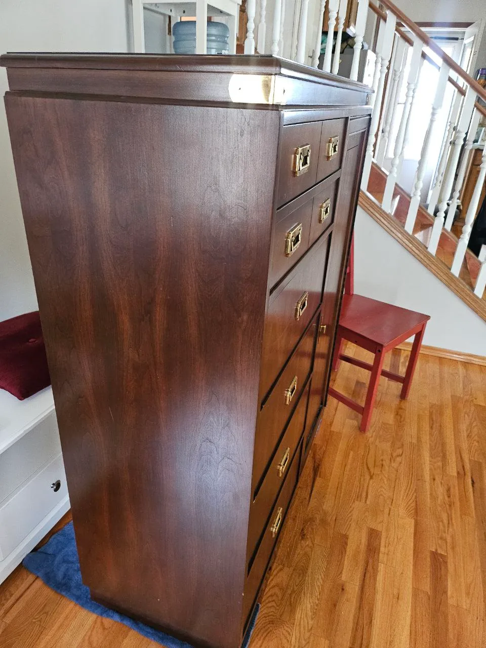 Solid wood Kroehler armoire image indicator(3)
