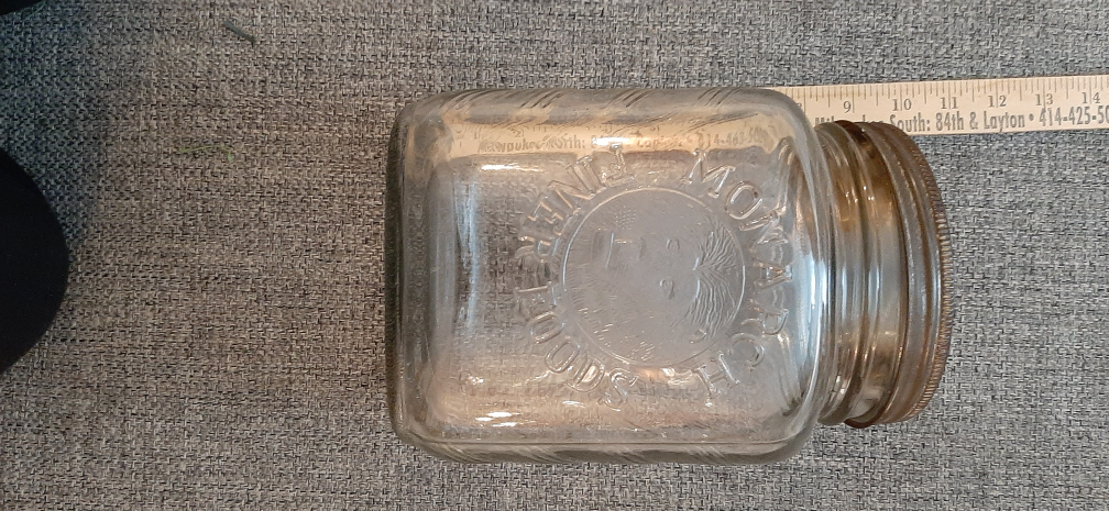 Vintage Monarch Fine Foods Glass Jar - photo 2