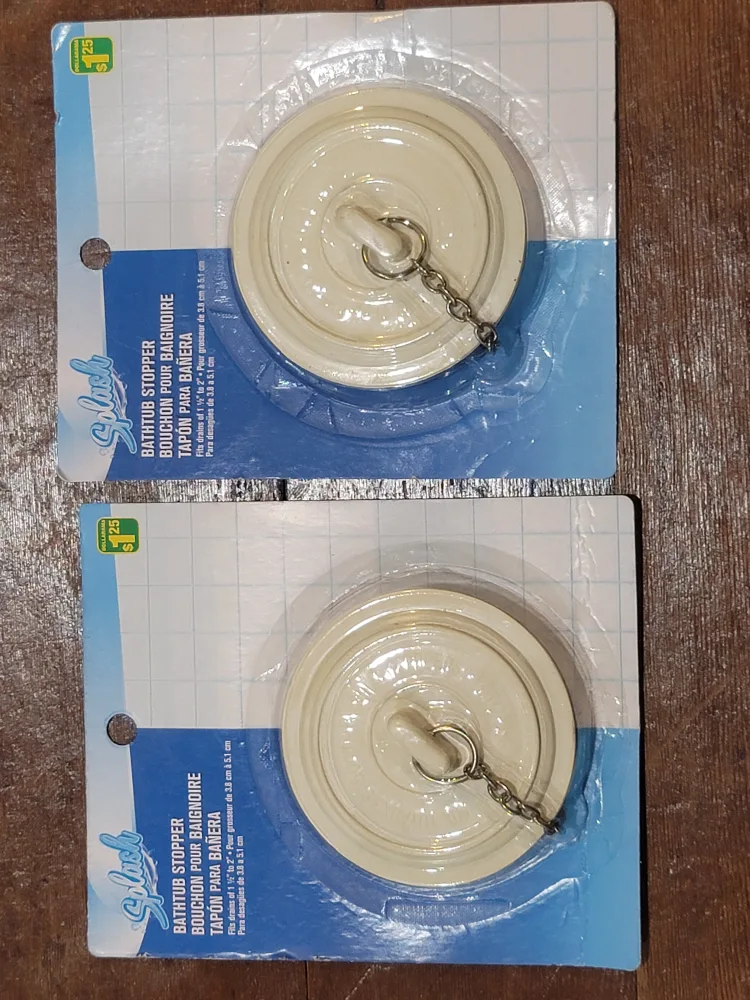New Splash Bathtub Stoppers (2) thumbnail