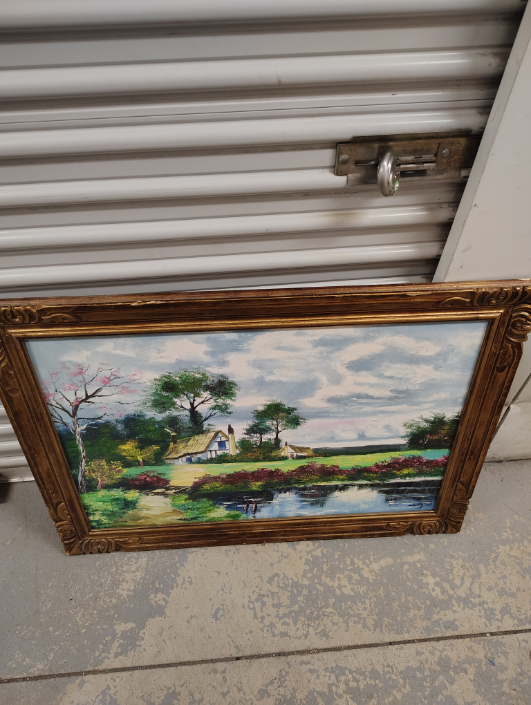Framed Landscape Painting - photo 2