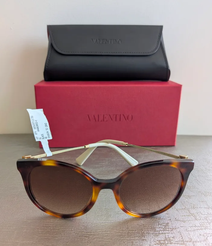 Valentino Tortoise Shell Sunglasses thumbnail