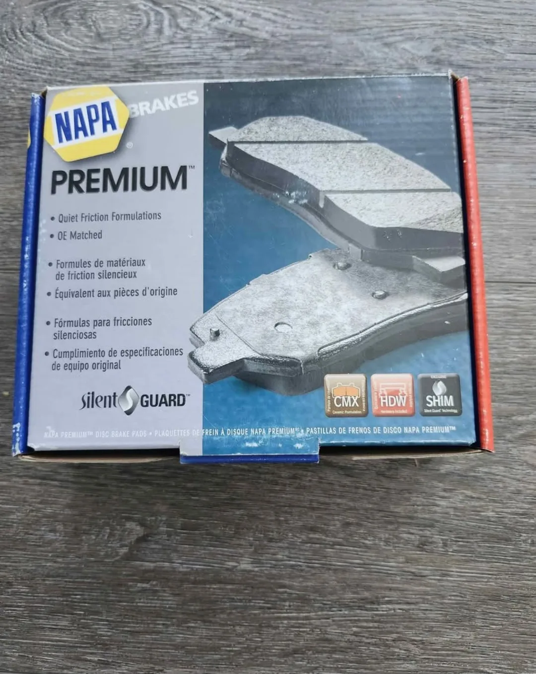 NAPA Brakes Premium Disc Brake Pads SS-8272-X thumbnail