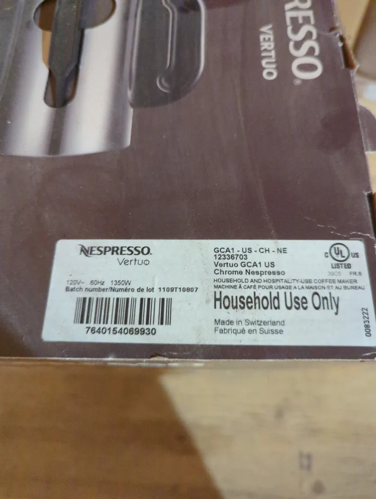 Nespresso Vertuo Coffee Machine - New in Box! image indicator(3)