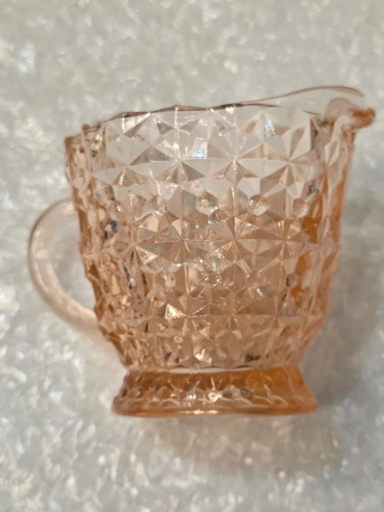 Vintage Pink & Green Glassware Set image indicator(4)