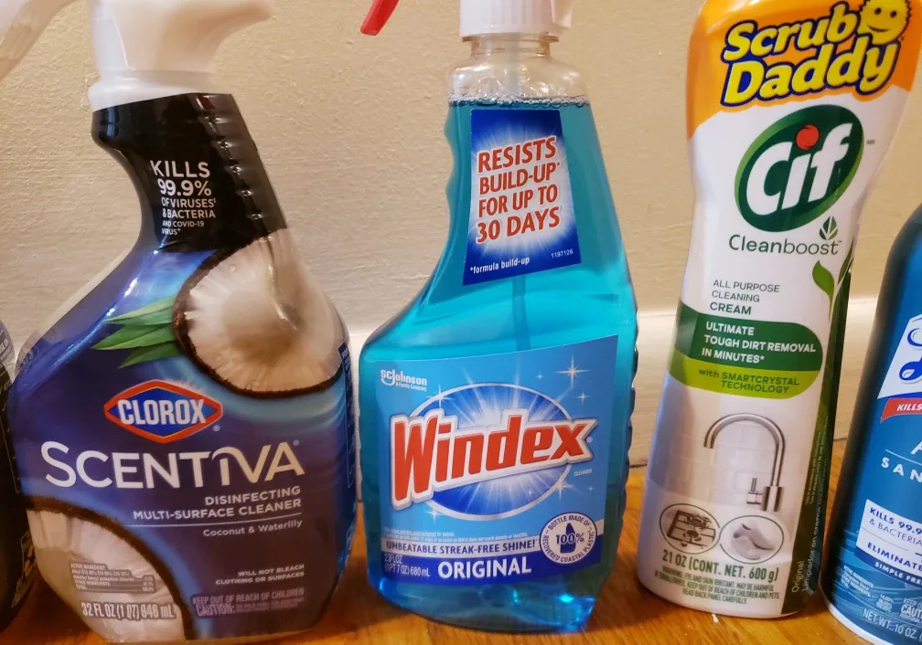 Cleaning Supplies Bundle - Clorox, Windex, Cif, Lysol, Softsoap image indicator(2)