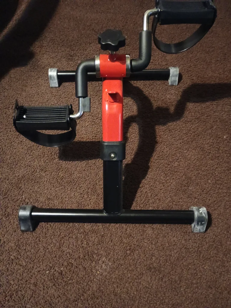 Portable Exercise Peddler - Red and Black thumbnail
